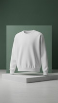 White Crewneck Statement Sweatshirt